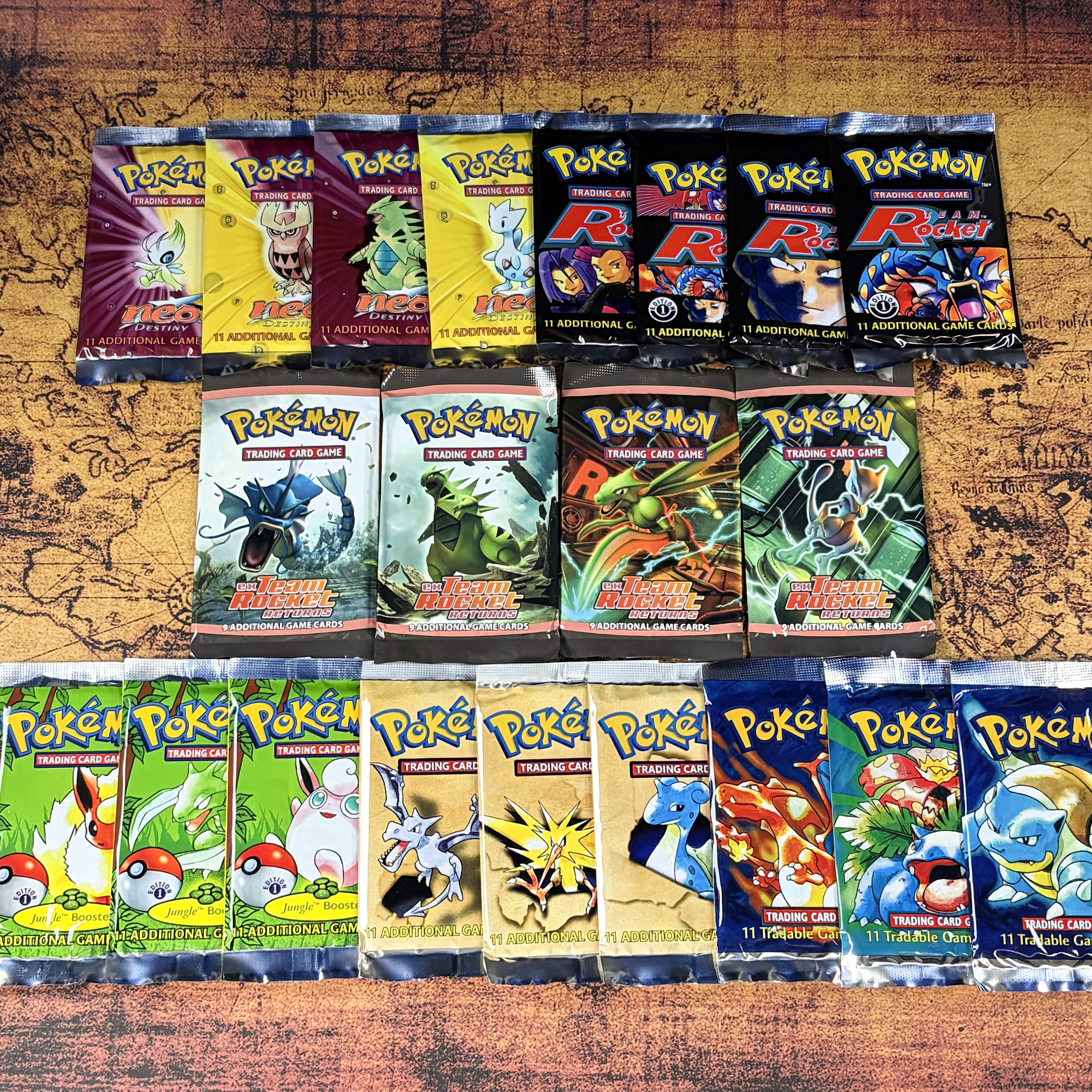 Vintage Collectible Cards - Vintage PTCG Sealed Booster Packs Destiny/Team