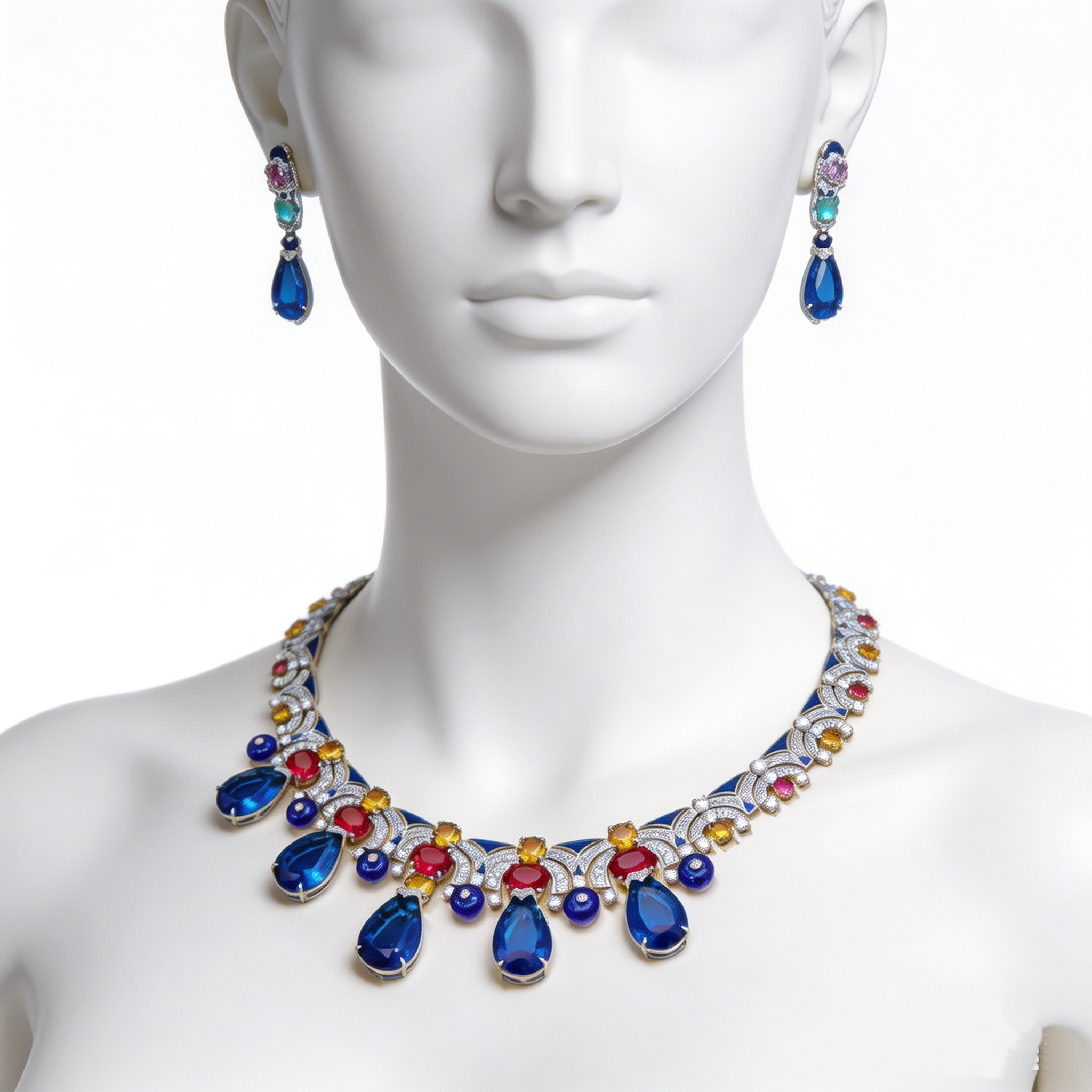 Vintage Collectible Jewelry - Designer Collection Style Earrings Necklace Women