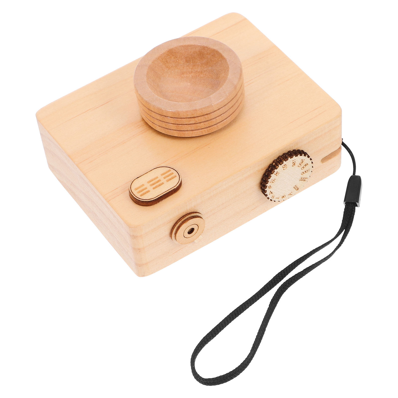 Small Vintage Collectible Items - Creative Wooden Camera Box Decorative Storage