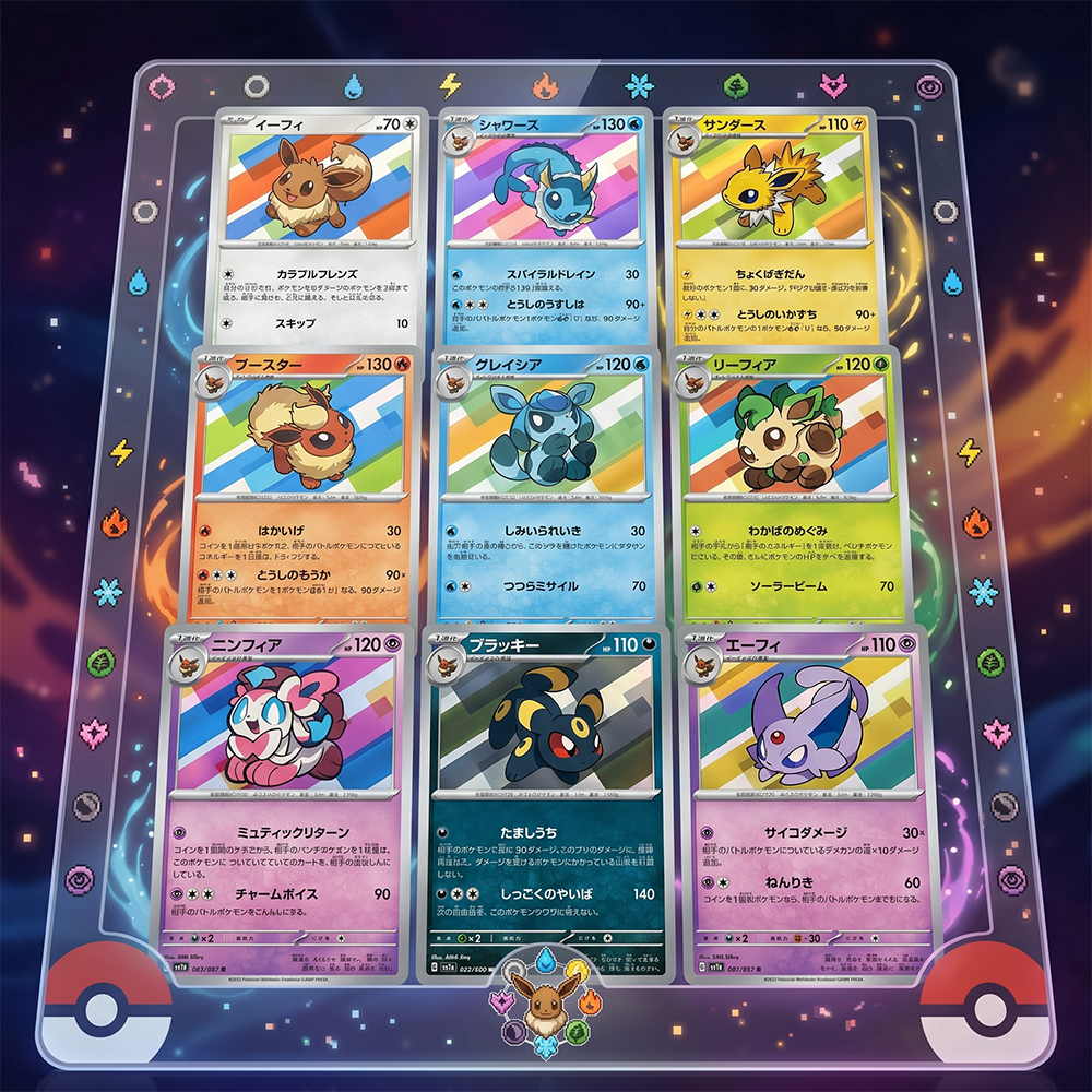Vintage Collectible Cards - 9Pcs/set DIY Anime PTCG Collection Card