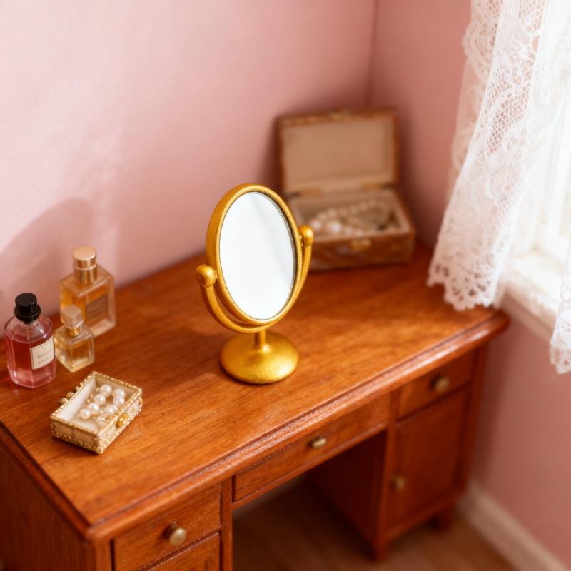 1Pcs Miniature Retro Mirror Dr - Vintage Toy Collector review and price