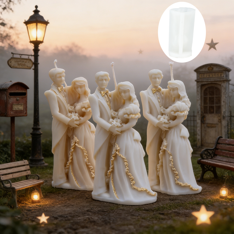 Bride and Groom Silicone Mold  - Vintage Things Collection review and price