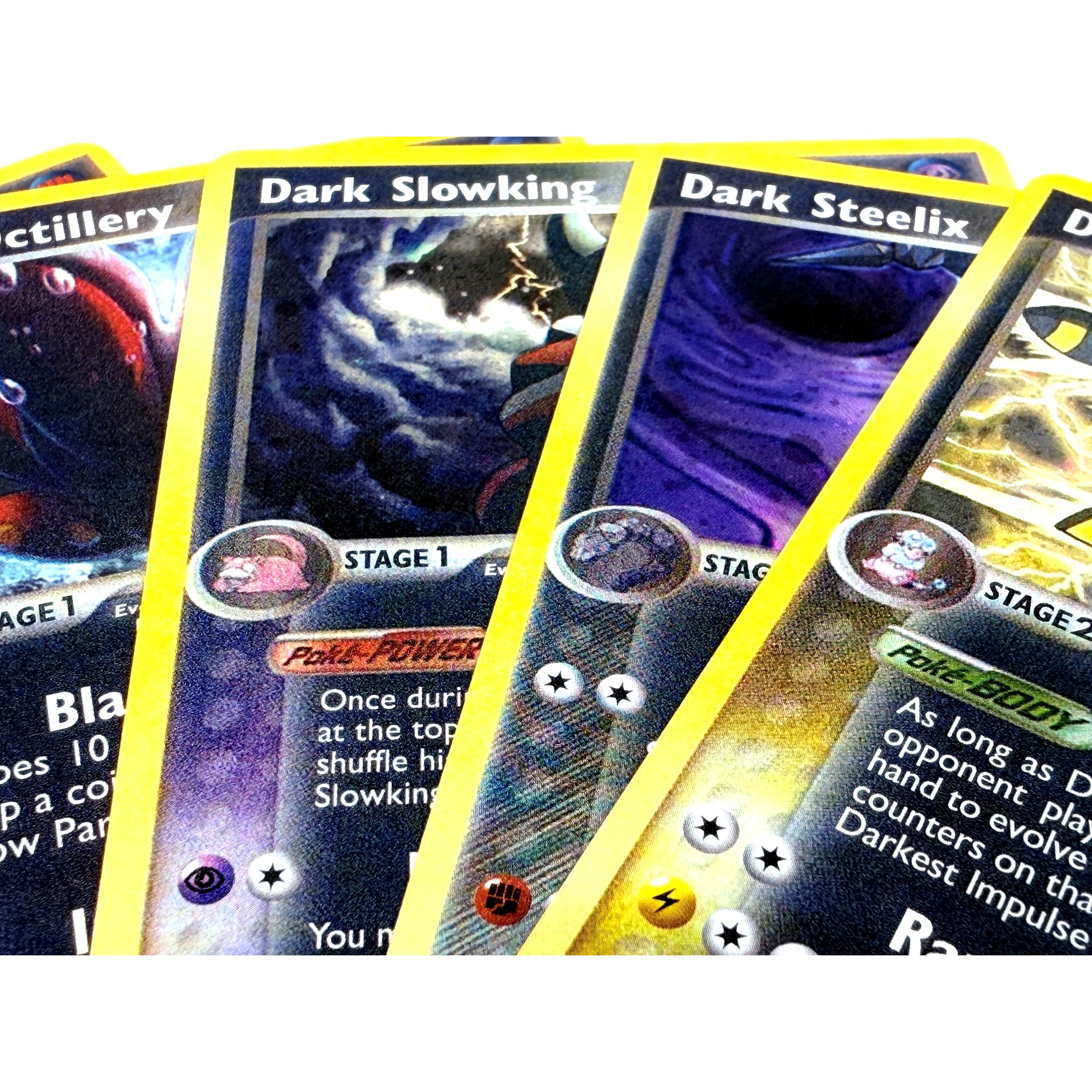9PCS Pokemon Dark Proxy Cards  - Vintage Pokemon Collectible review and price