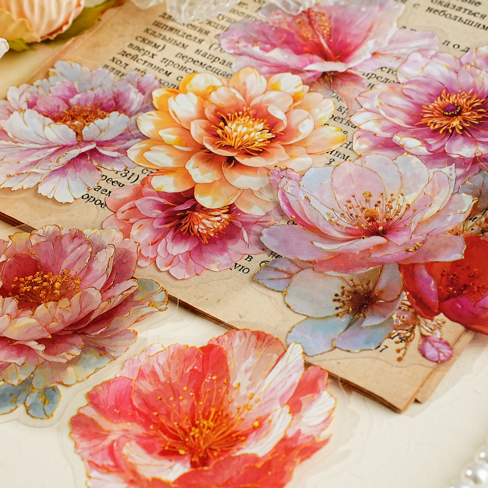 Etori Life Gilded Floral Serie - Vintage Collectible Stamps review and price