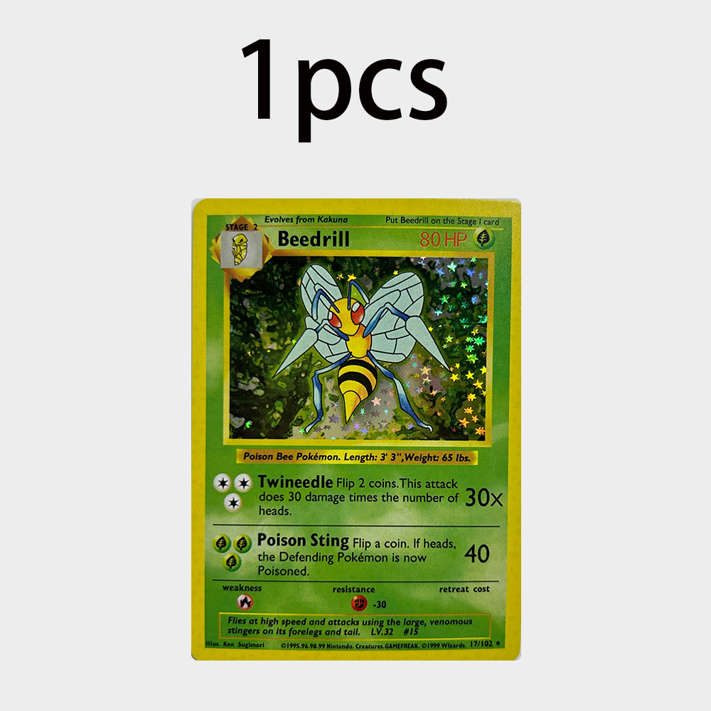 DIY PTCG Collection Card Beedr - Vintage Pokemon Collectible review and price