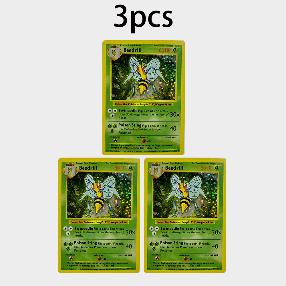 DIY PTCG Collection Card Beedr - Vintage Pokemon Collectible review and price