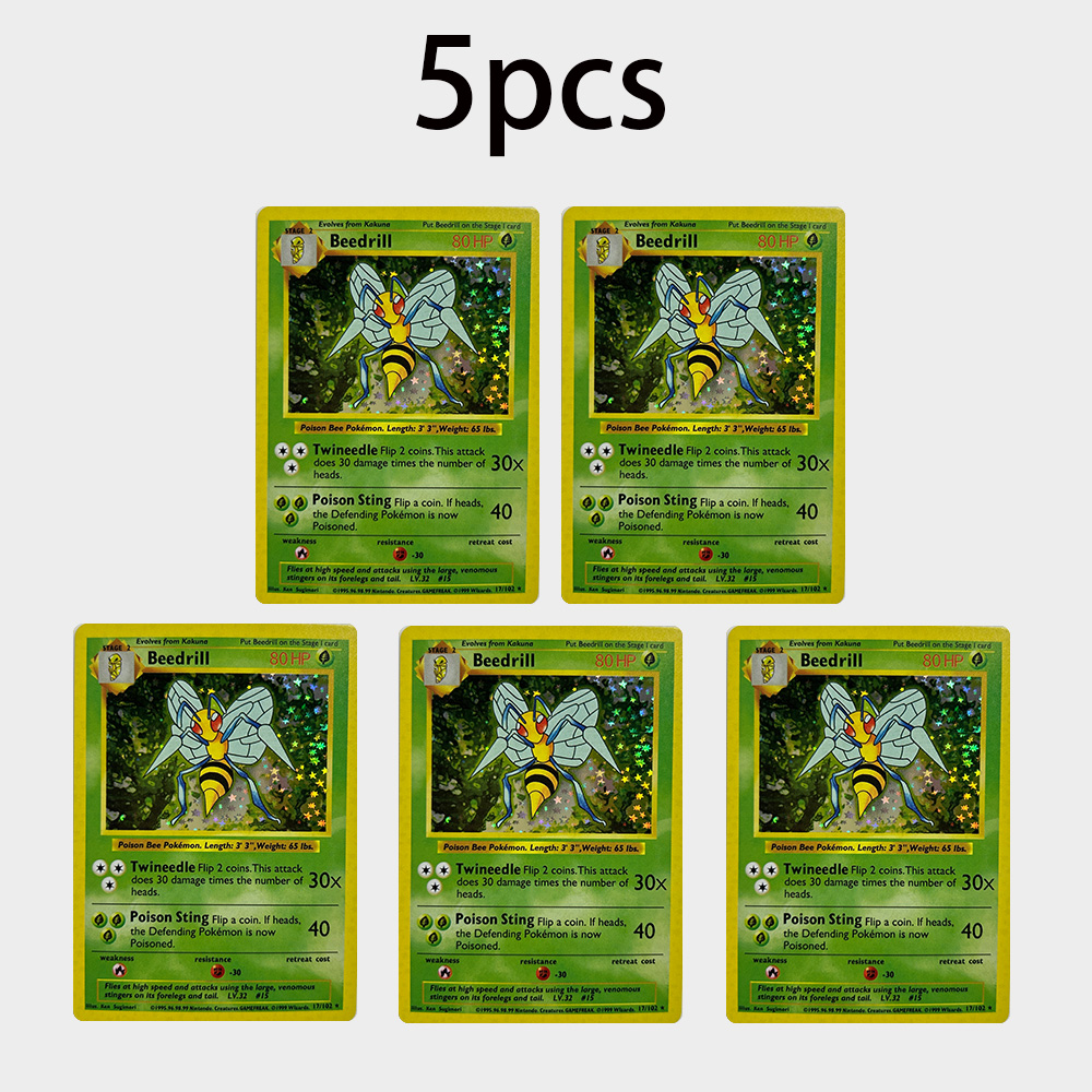 DIY PTCG Collection Card Beedr - Vintage Pokemon Collectible review and price
