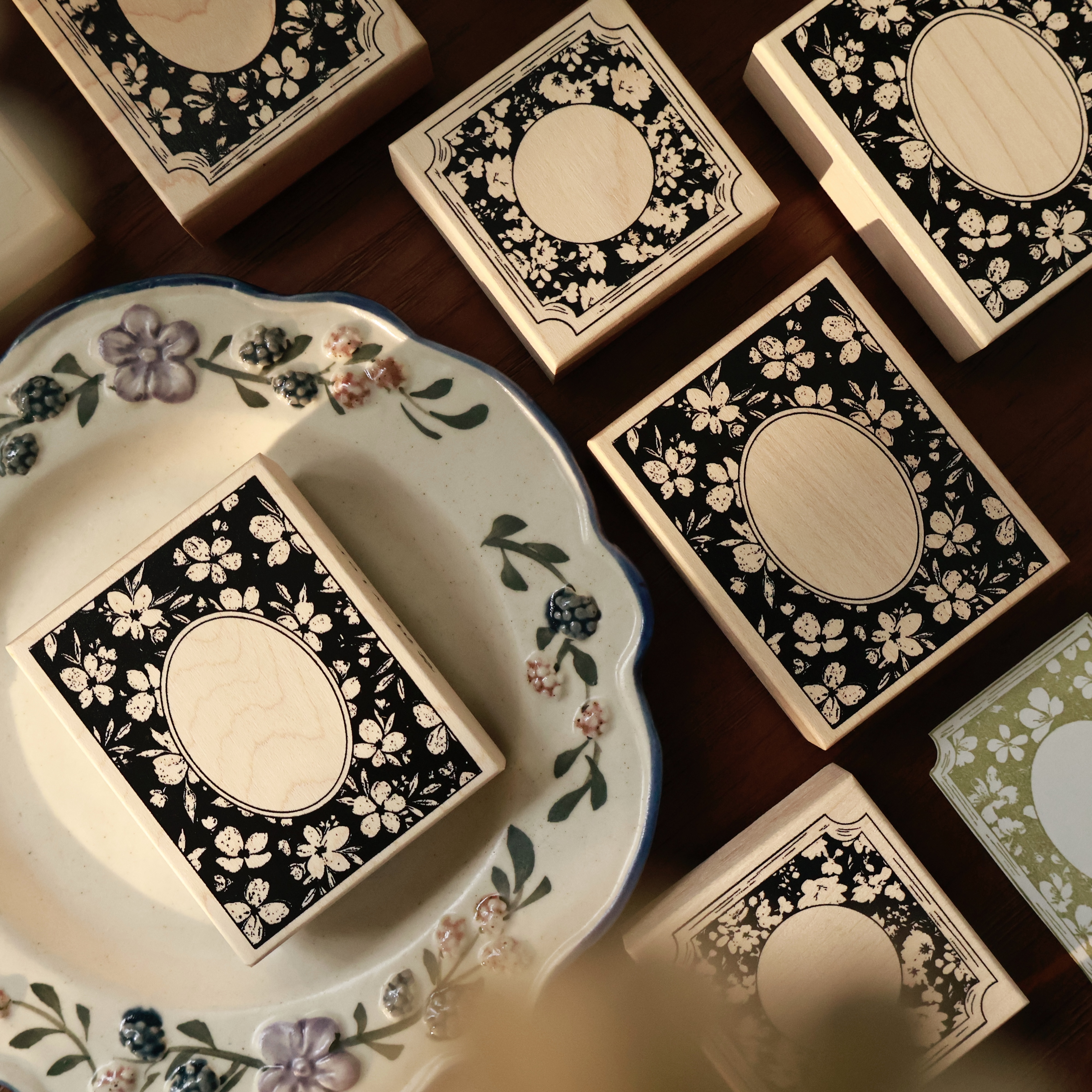 YiEr Studio Vintage Ink Flower - Vintage Collectible Stamps review and price