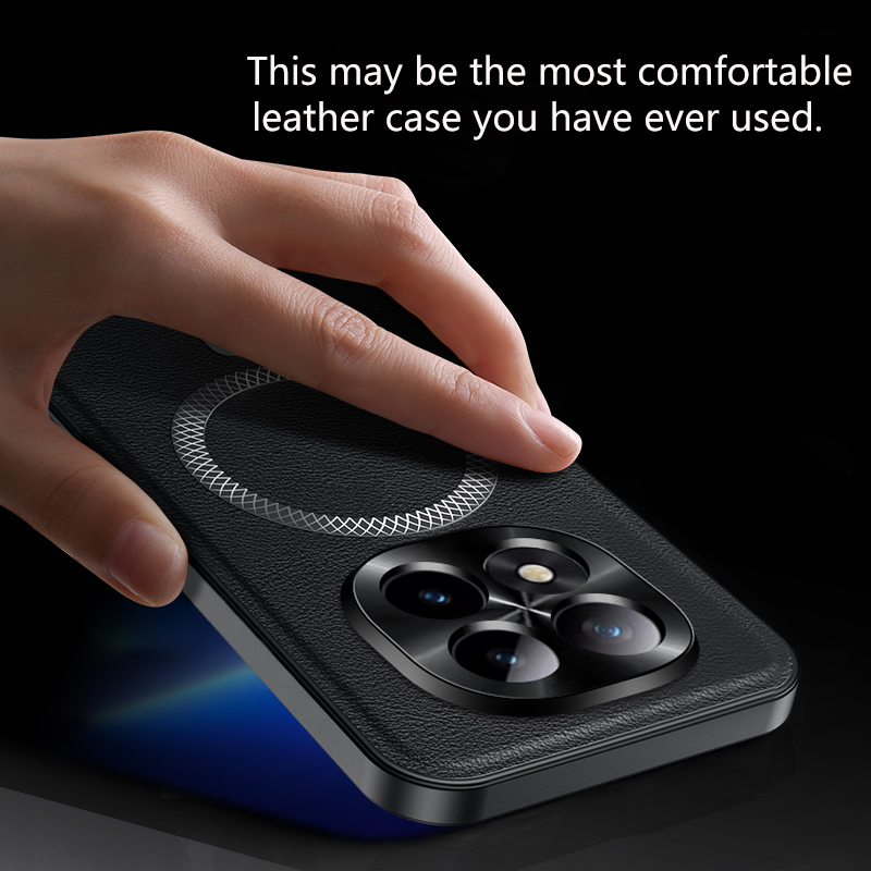 Magnetic Case for Redmi Note 1 - Camera Leather Case review and price