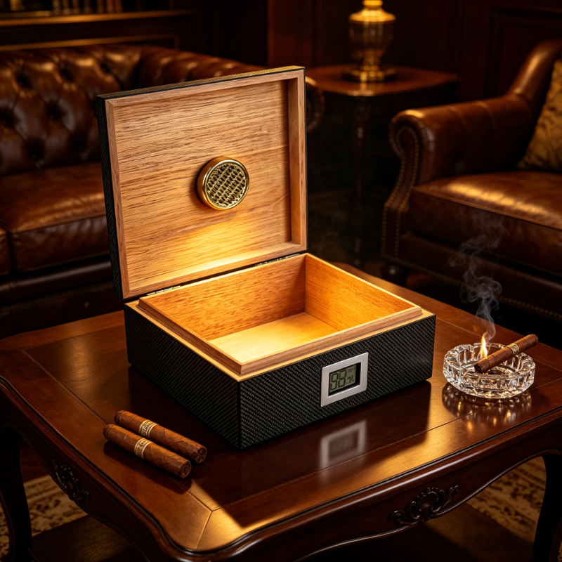 Cigar Humidor Holds 55 Cigars  - Collectible & Vintage Dolls For Halloween review and price