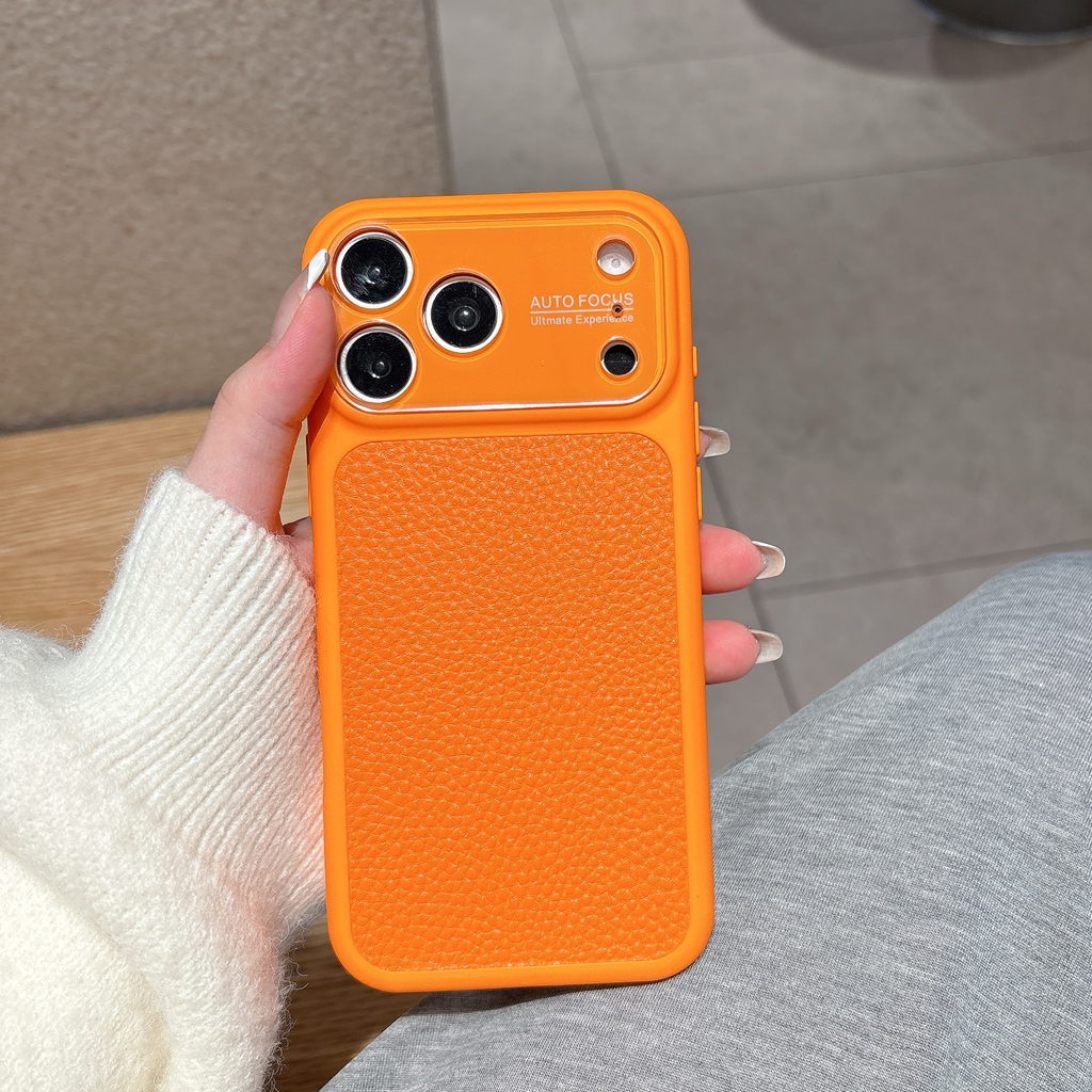 Luxury Lychee Grain Leather Te - Camera Leather Case review and price