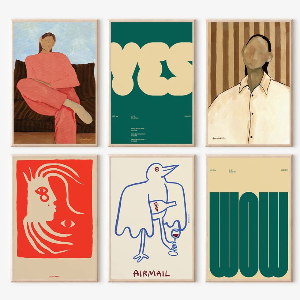Frameless Abstract Gallery Dec - Vintage Things Collection review and price