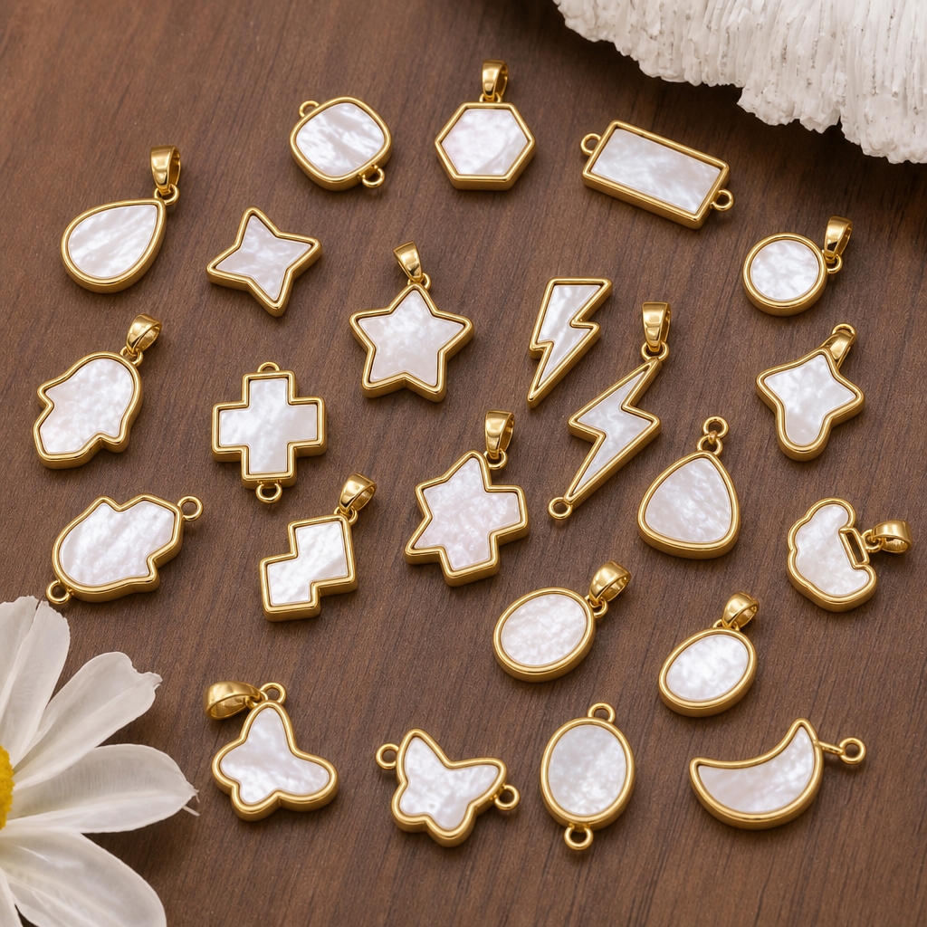 2pcs 14K Gold Color Brass with - Vintage Jewelry Collection review and price