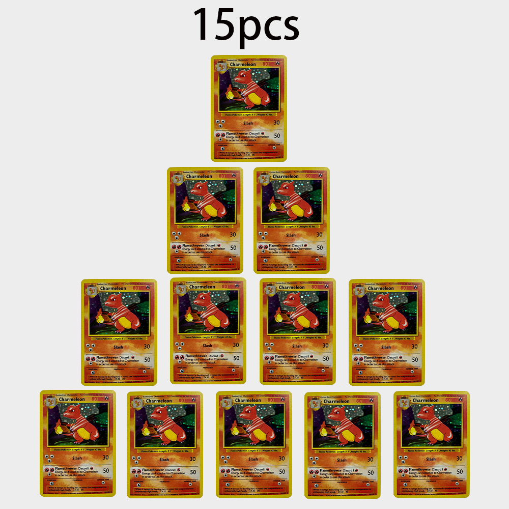 15Pcs PTCG Charmeleon Cards Vi - Vintage Pokemon Collectible review and price