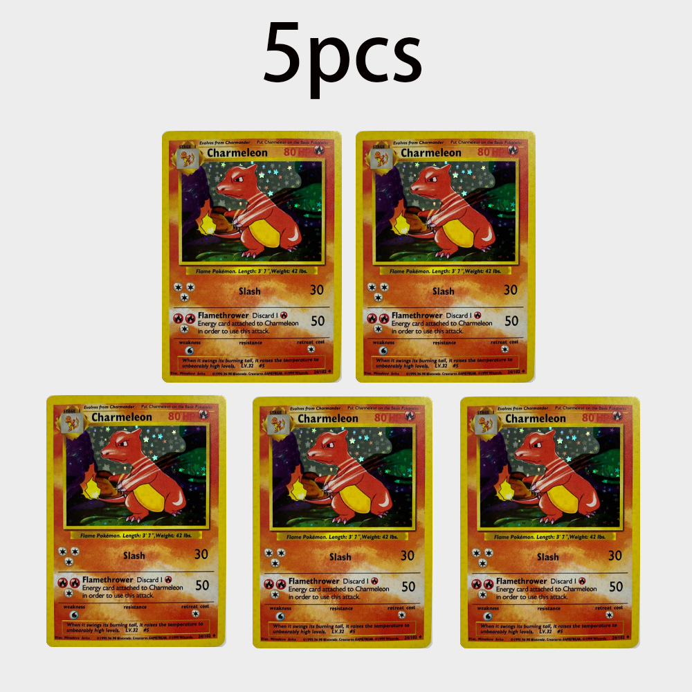 15Pcs PTCG Charmeleon Cards Vi - Vintage Pokemon Collectible review and price