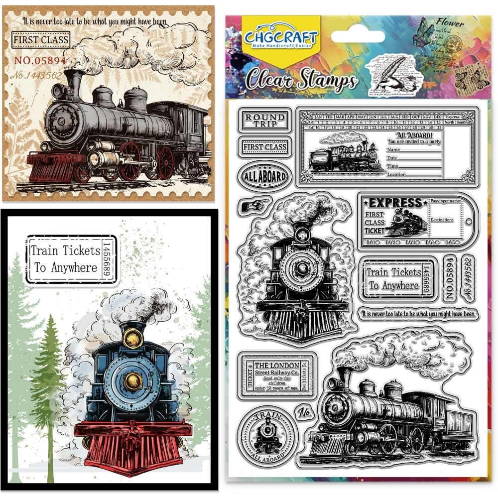 Vintage Train Tickets Clear St - Vintage Collectible Stamps review and price