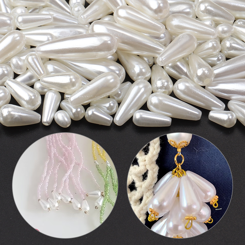 30-500pcs/lot Biege Waterdrop  - Vintage Jewelry Collection review and price