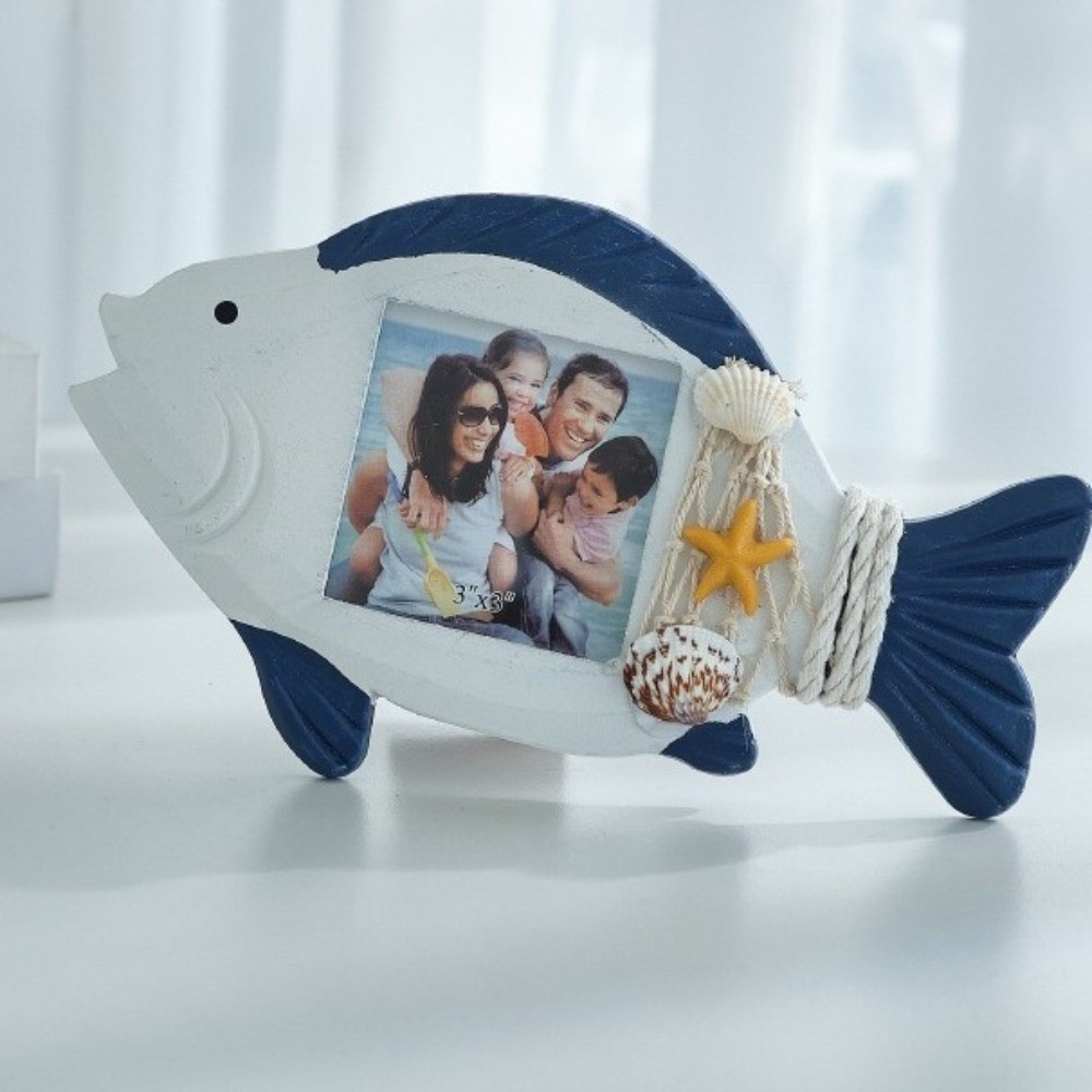 3-inch Ocean-Themed Photo Fram - Vintage Collectible Shop review and price