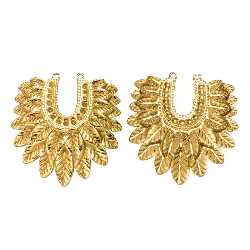 2pcs Gold Stainless Steel Hear - Vintage Jewelry Collection review and price
