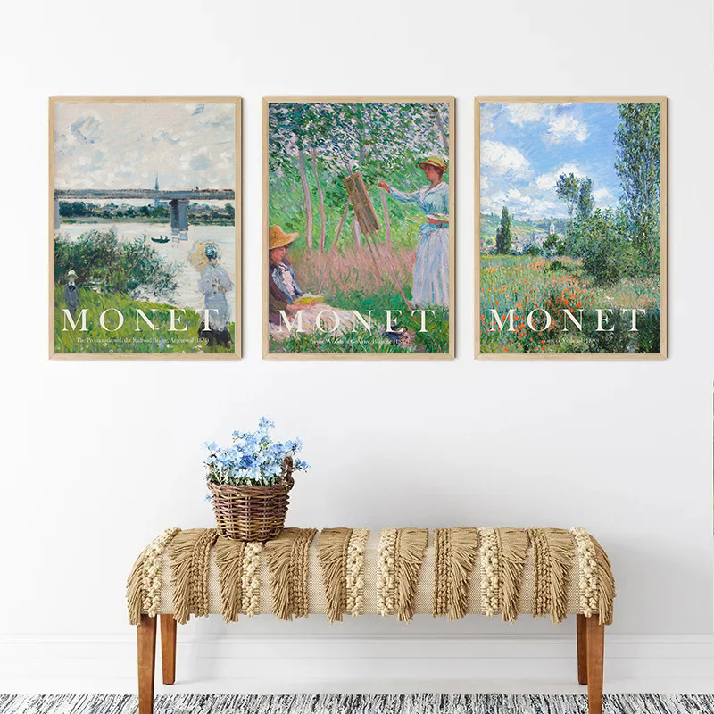 Vintage Claude Monet Famous Ar - Vintage Collectible Posters review and price