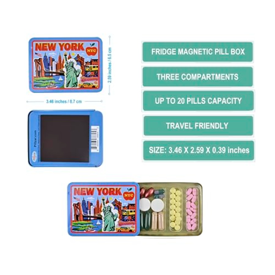 New York Fridge Magnet by, Tin - Collectible & Vintage Dolls For Halloween review and price