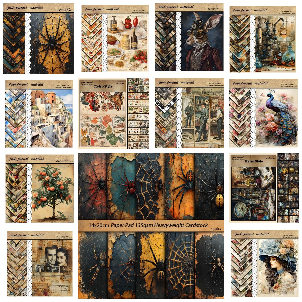New Vintage Material Papers DI - Vintage Things Collection review and price