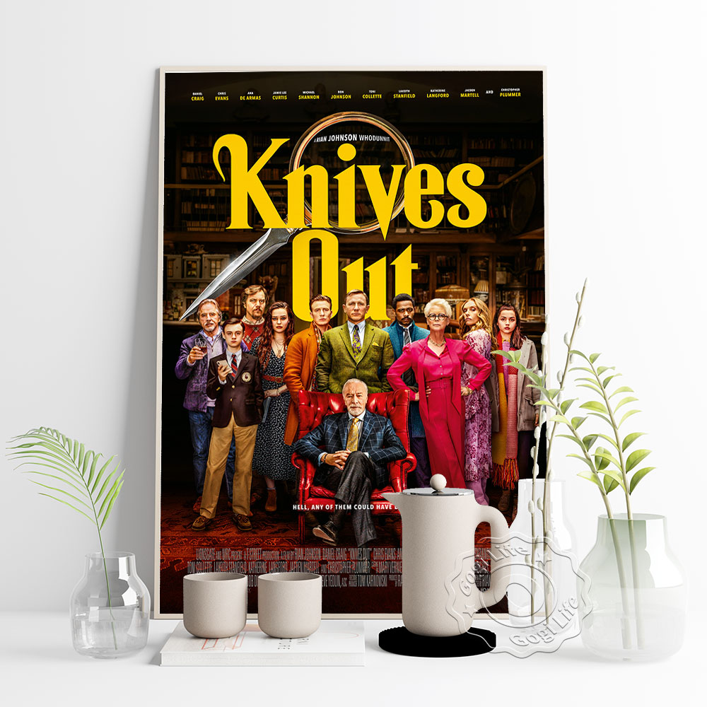 America Movie Knives Out Publi - Vintage Collectible Posters review and price