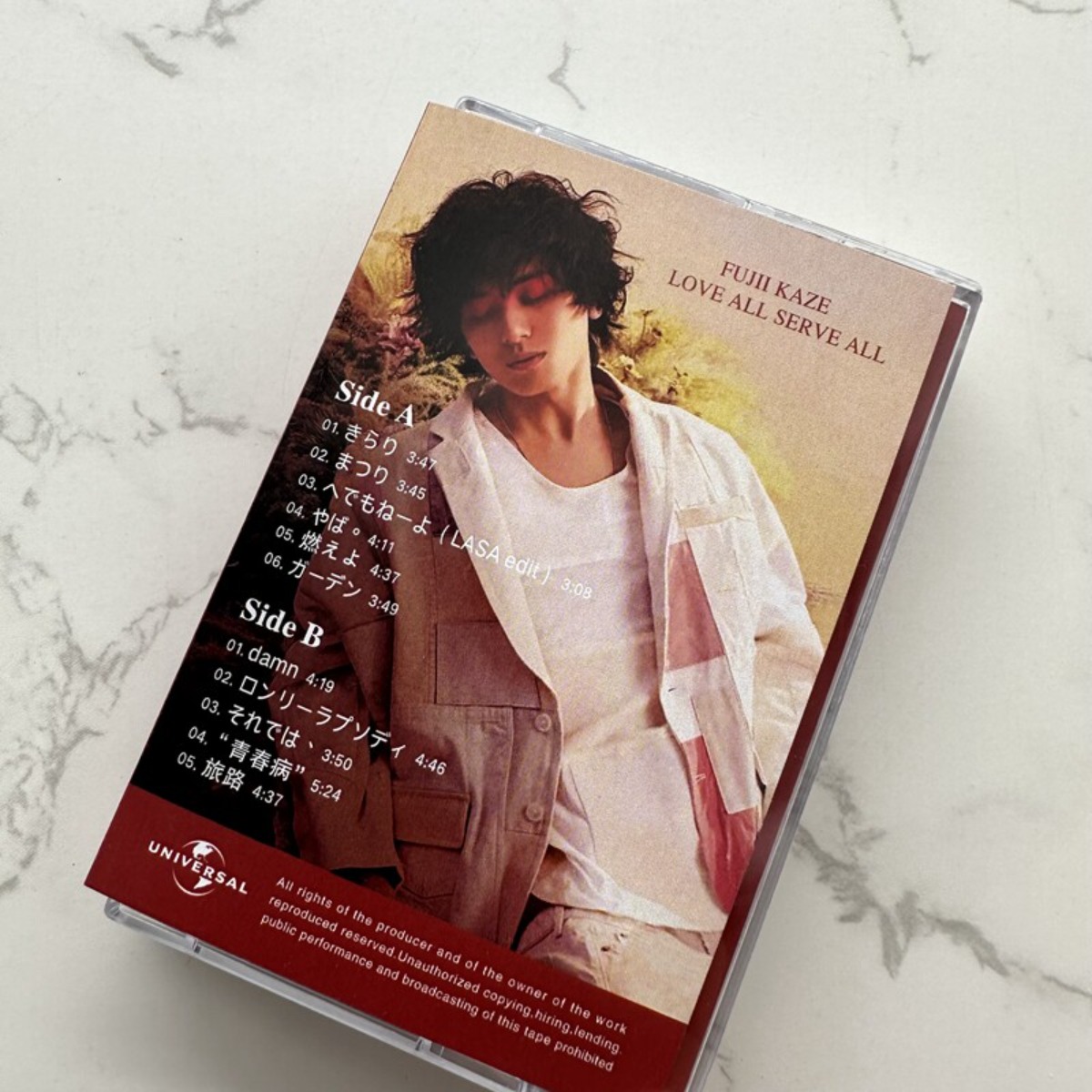 Fujii Kaze LOVE ALL SERVE ALL  - Vintage Collectibles review and price