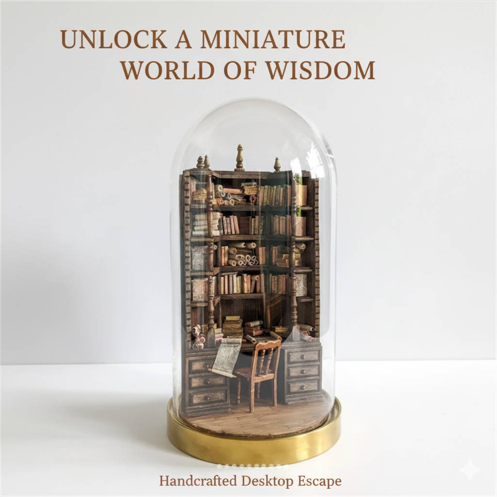 Miniature Bookcase Bookshelf D - Vintage And Collectible Books review and price
