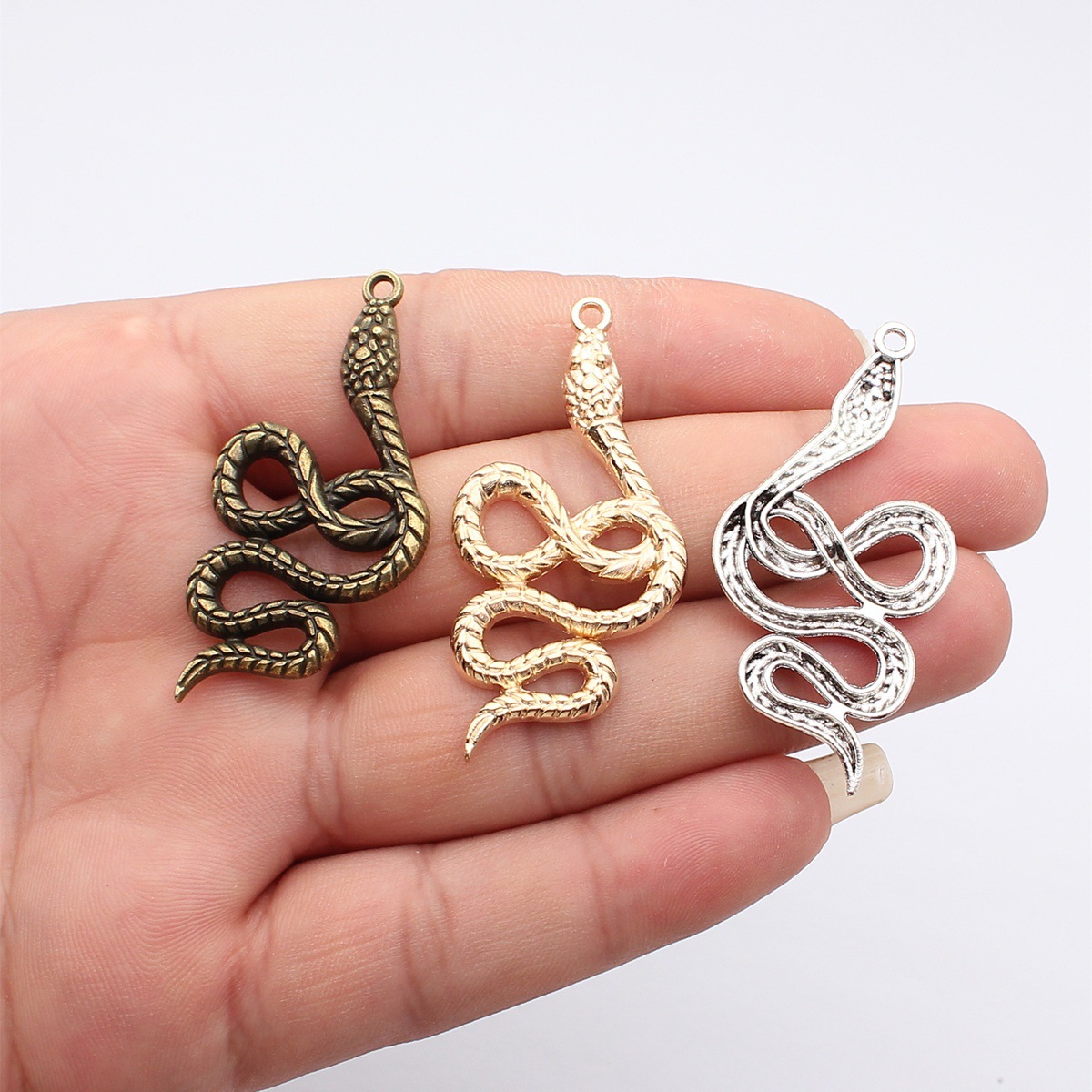 Snake Charm Serpent Pendant Co - Vintage Collectible Jewelry review and price