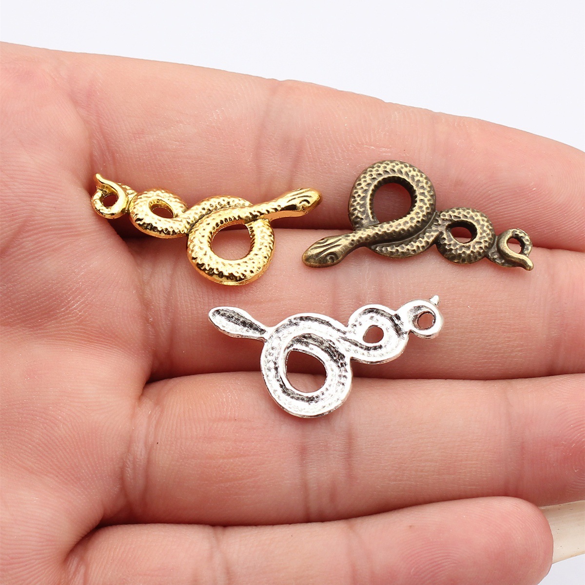 Snake Charm Serpent Pendant Co - Vintage Collectible Jewelry review and price