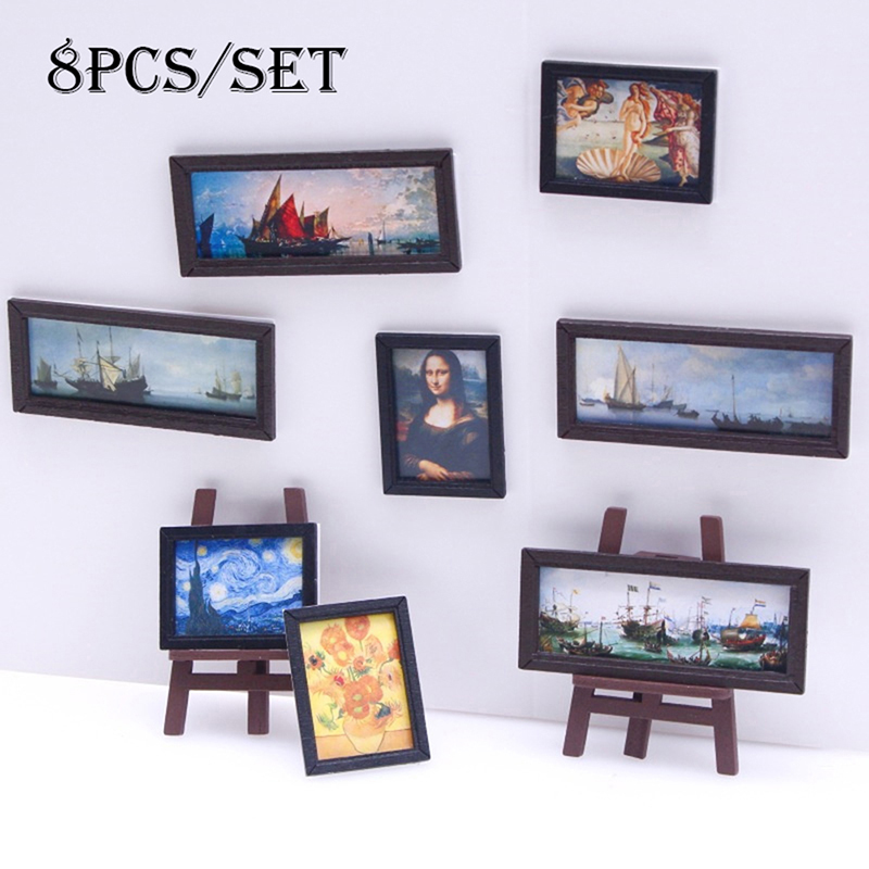 8Pcs/Set 1:12 Dollhouse Miniat - Vintage Toy Collector review and price