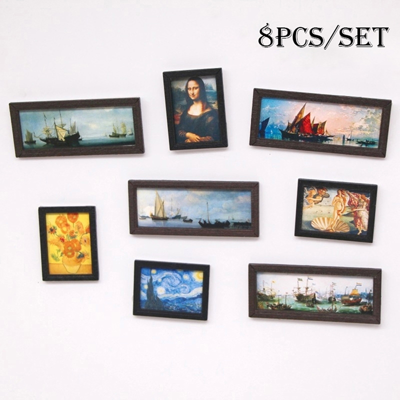 8Pcs/Set 1:12 Dollhouse Miniat - Vintage Toy Collector review and price