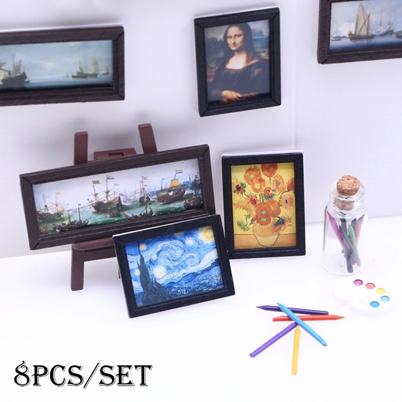 8Pcs/Set 1:12 Dollhouse Miniat - Vintage Toy Collector review and price