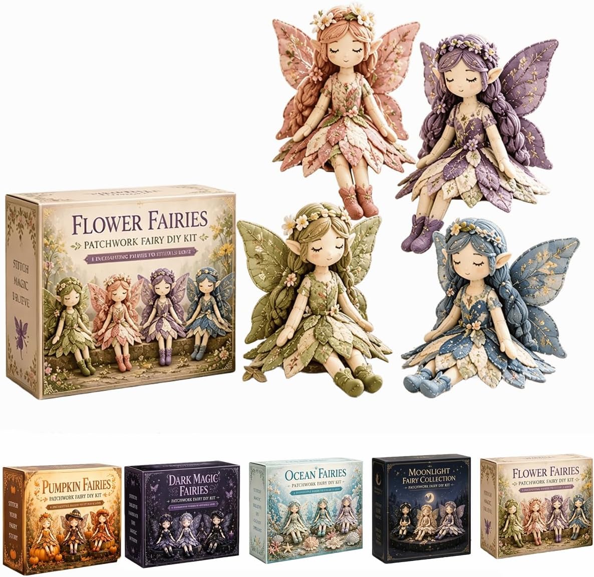 Fairy Patchwork DIY Collection - Collectible & Vintage Dolls For Halloween review and price