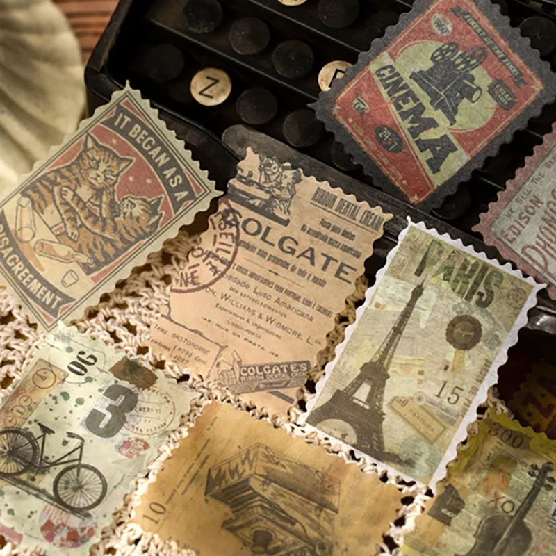 60pcs/lot Vintage Ladies Stamp - Vintage Collectible Stamps review and price