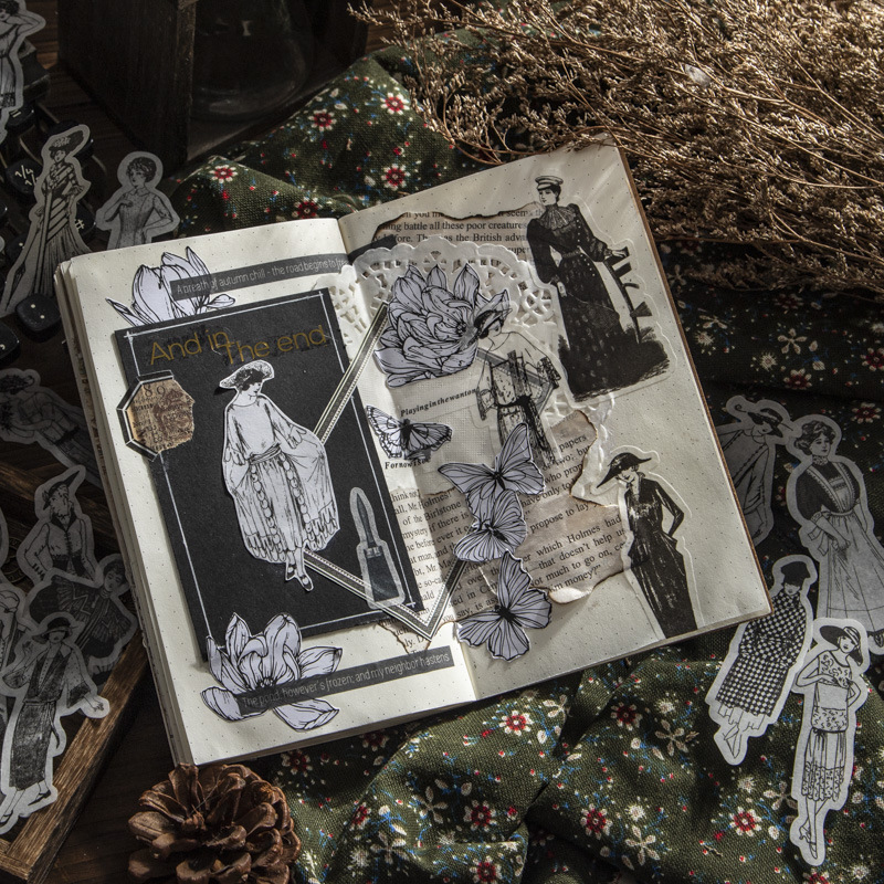 1pack/100pcs Vintage Black Whi - Vintage Things Collection review and price