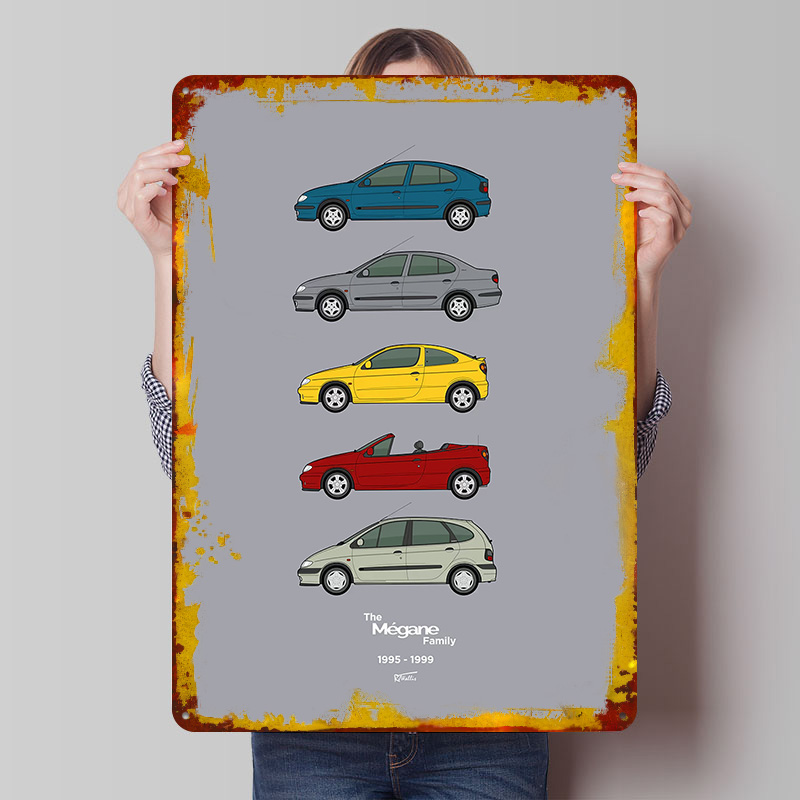Sports Car Megane Collection 1 - Vintage Collectible Posters review and price