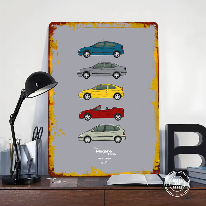 Sports Car Megane Collection 1 - Vintage Collectible Posters review and price