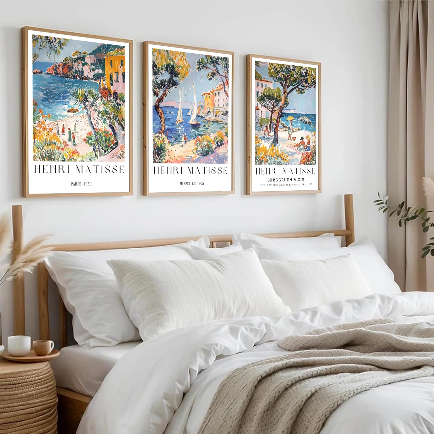 3 Pieces/Set of Vintage Beach  - Vintage Collectible Posters review and price