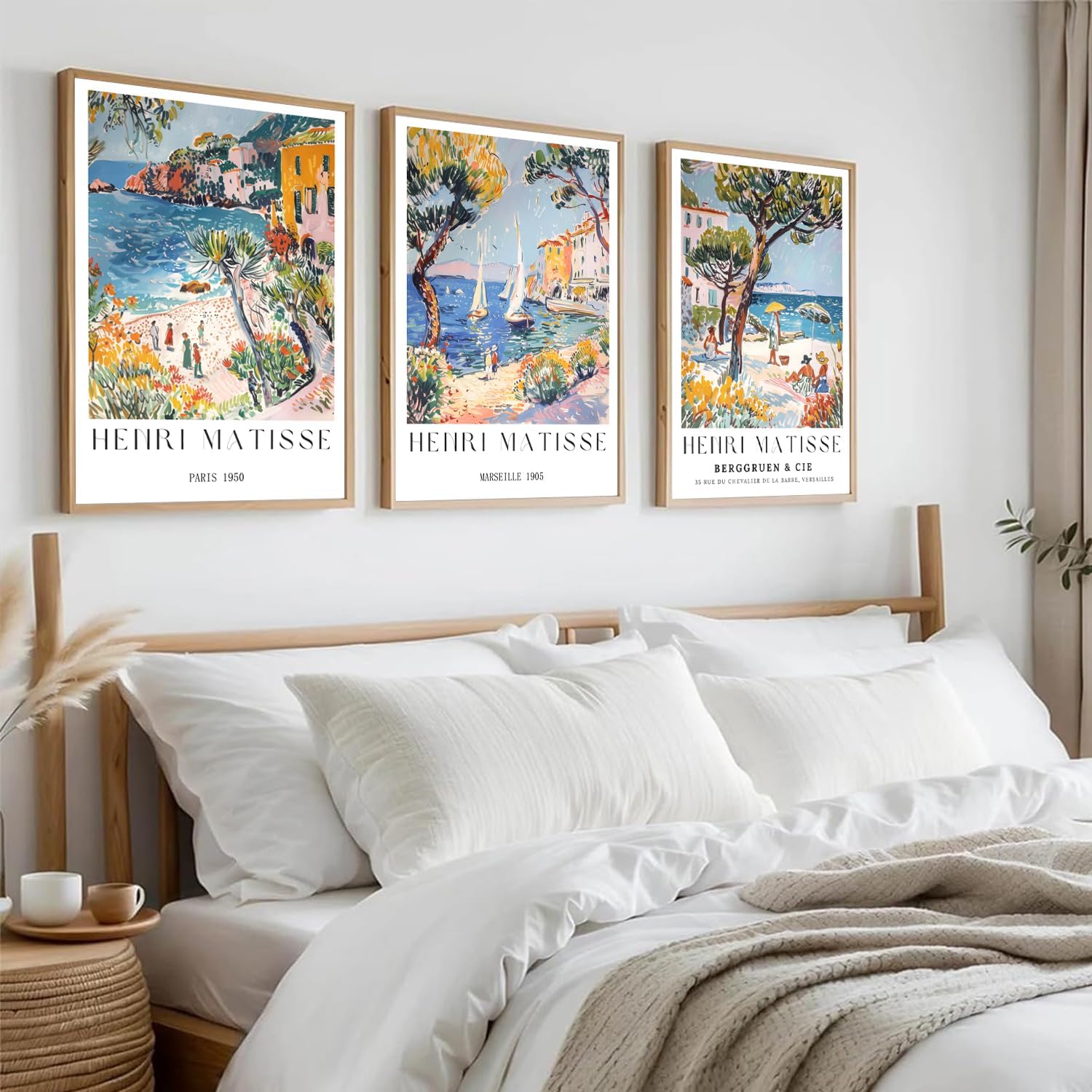 3 Pieces/Set of Vintage Beach  - Vintage Collectible Posters review and price