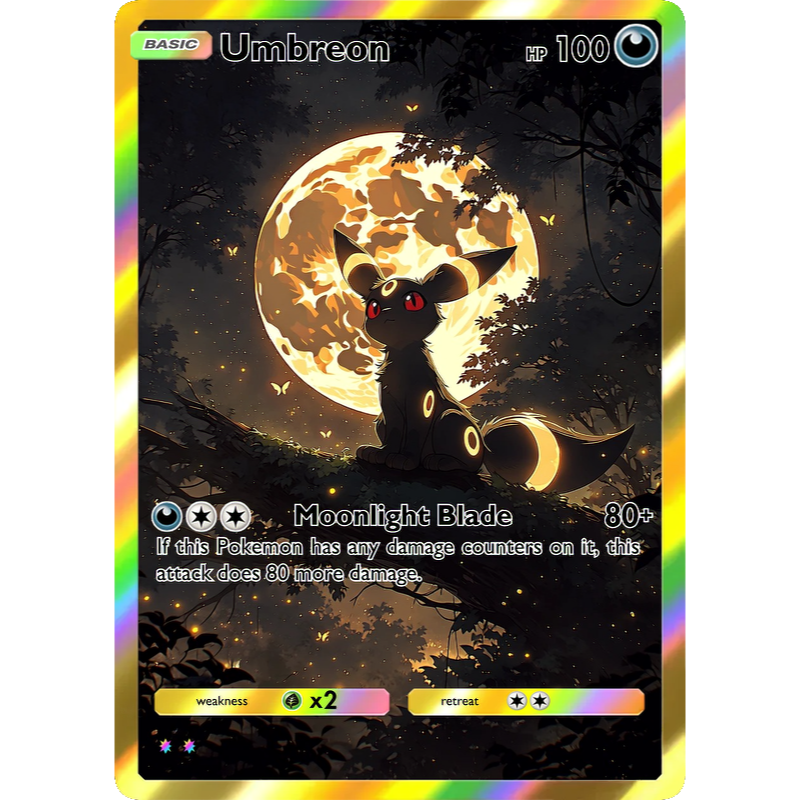 Pokemon Cards Umbreon PTCG Hol - Vintage Collectible Cards review and price