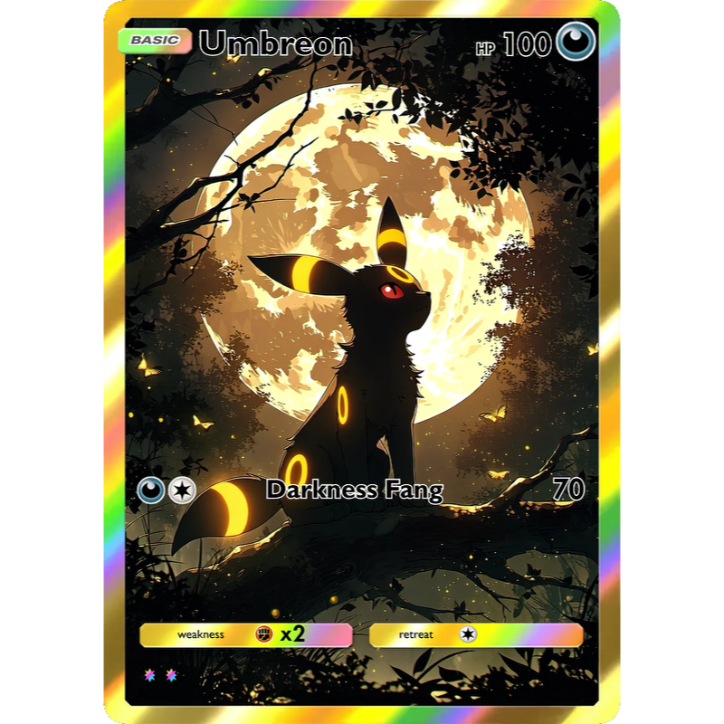 Pokemon Cards Umbreon PTCG Hol - Vintage Collectible Cards review and price