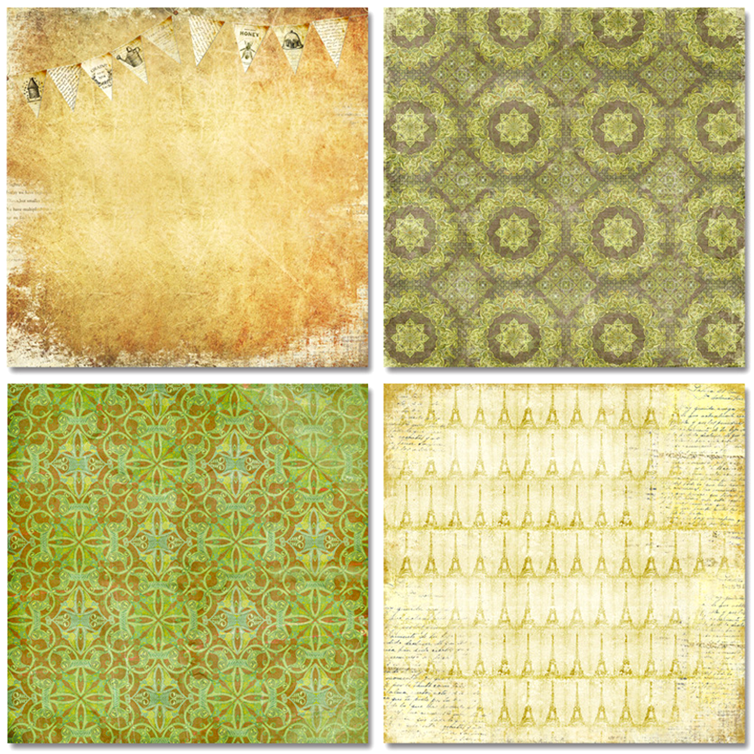 24 Sheets Scrapbook Paper 30x3 - Vintage Collectible Cards review and price