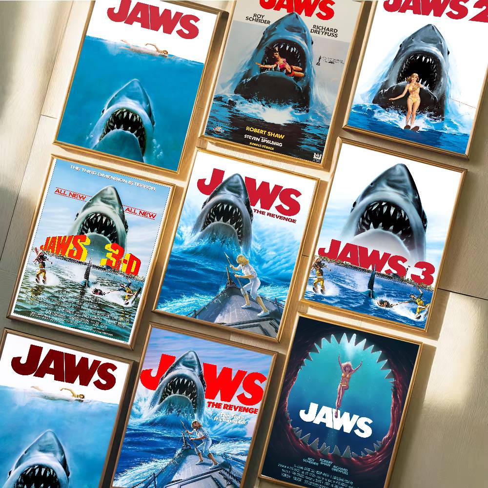 Classic Horror Shark Movie Jaw - Vintage Collectible Posters review and price