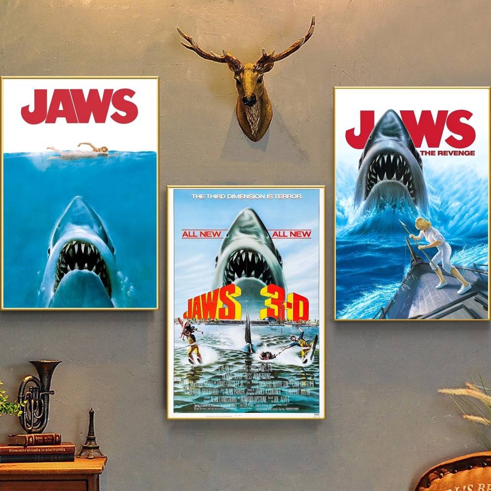 Classic Horror Shark Movie Jaw - Vintage Collectible Posters review and price