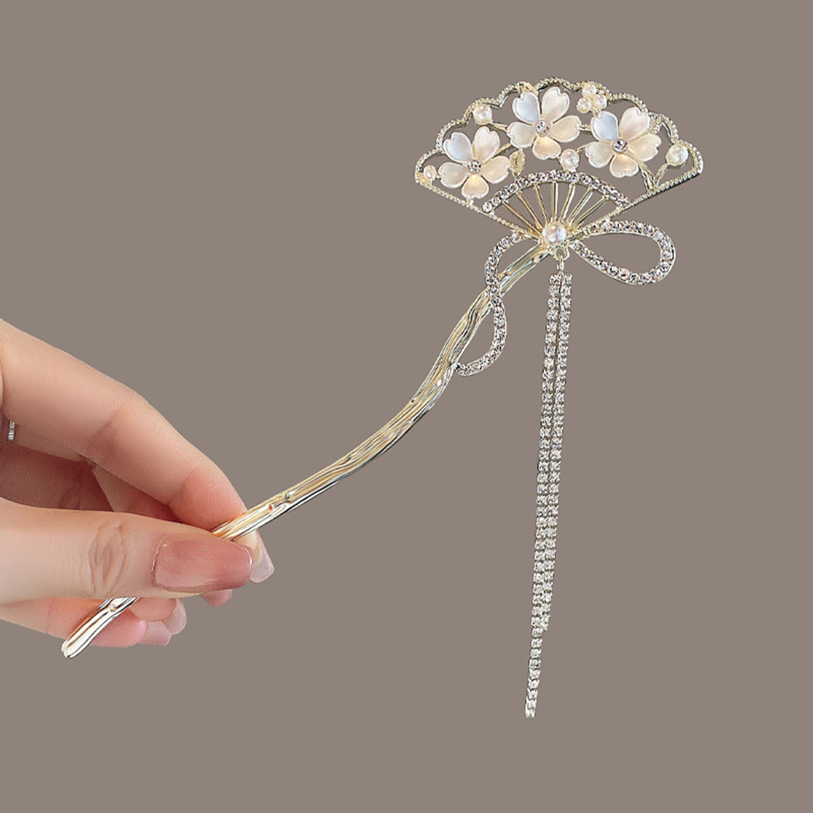Vintage Flower Fan Shaped Hair - Vintage Jewelry Collection review and price