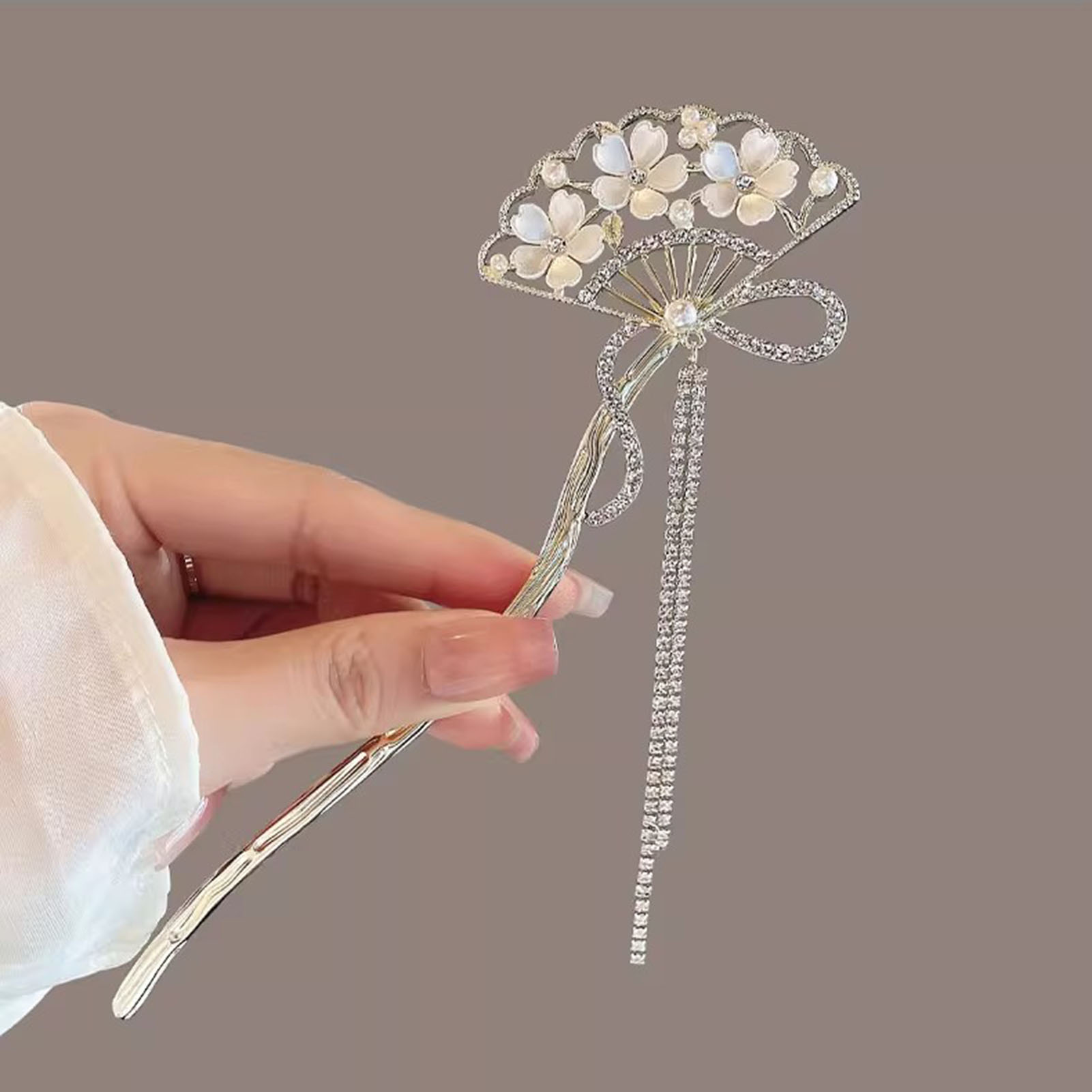 Vintage Flower Fan Shaped Hair - Vintage Jewelry Collection review and price
