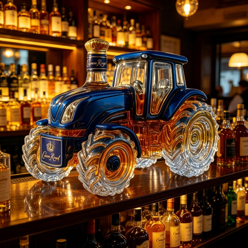 Vintage Tractor Shaped Whiskey - Vintage Collectible Liquor Bottles review and price